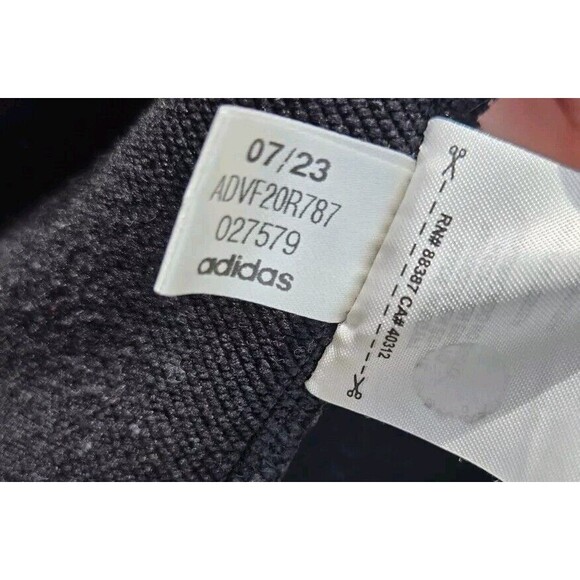 Mens ADIDAS Lightweight Golf Jacket Size Large L Black 3 Stripes UPF50 Full Zip - Picture 12 of 15